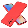 Image de Coque pour Samsung Galaxy A05s - housse etui silicone gel fine + verre trempe - ROUGE -