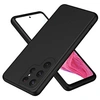 Image de Coque pour Samsung Galaxy S24 Ultra 5G - housse etui silicone gel fine + verre trempe - NOIR -