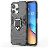 Image de Coque pour Xiaomi Redmi 12 4G et 5G / Poco M6 Pro 5G - housse etui rigide anti choc + verre trempe - NOIR -
