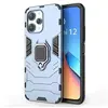 Image de Coque pour Xiaomi Redmi 12 4G et 5G / Poco M6 Pro 5G - housse etui rigide anti choc + verre trempe - BLEU FONCE -
