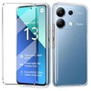 Image de Coque pour Xiaomi Redmi Note 13 4G - housse etui silicone gel fine + verre trempe - TRANSPARENT TPU -