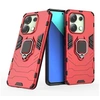 Image de Coque pour Xiaomi Redmi Note 13 4G - housse etui rigide anti choc + verre trempe - ROUGE -