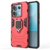 Image de Coque pour Xiaomi Redmi Note 13 Pro 5G / Poco X6 5G - housse etui rigide anti choc + verre trempe - ROUGE -