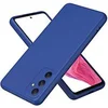 Image de Coque pour Samsung Galaxy A35 5G - housse etui silicone gel fine + verre trempe - BLEU FONCE -