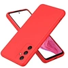 Image de Coque pour Samsung Galaxy A35 5G - housse etui silicone gel fine + verre trempe - ROUGE -
