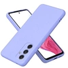 Image de Coque pour Samsung Galaxy A55 5G - housse etui silicone gel fine + film ecran - MAUVE -
