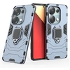 Image de Coque pour Xiaomi Redmi Note 13 Pro 4G / Poco M6 Pro 4G - housse etui rigide anti choc + verre trempe - BLEU FONCE -