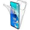 Image de Coque pour Xiaomi Redmi Note 13 4G - housse etui silicone gel fine 360 integrale (avant et arriere) + film ecran - TRANSPARENT -