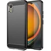 Image de Coque pour Samsung Galaxy Xcover 7 - housse etui silicone gel carbone + film ecran - NOIR -