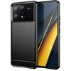 Image de Coque pour Xiaomi Redmi K70E 5G / Poco X6 Pro 5G - housse etui silicone gel carbone + film ecran - NOIR -