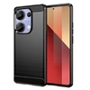 Image de Coque pour Xiaomi Redmi Note 13 Pro 4G / Poco M6 Pro 4G - housse etui silicone gel carbone + film ecran - NOIR -