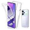 Image de Coque pour Xiaomi Redmi Note 13 Pro+ Plus 5G - housse etui silicone gel fine 360 integrale (avant et arriere) + film ecran - TRANSPARENT -