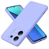 Image de Coque pour Xiaomi Redmi Note 13 4G - housse etui silicone gel fine + film ecran - MAUVE -