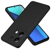 Image de Coque pour Xiaomi Redmi Note 13 4G - housse etui silicone gel fine + verre trempe - NOIR -