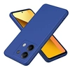 Image de Coque pour Xiaomi Redmi Note 13 5G - housse etui silicone gel fine + verre trempe - BLEU FONCE -