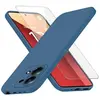 Image de Coque pour Xiaomi Redmi Note 13 Pro 4G / Poco M6 Pro 4G - housse etui silicone gel fine + film ecran - BLEU FONCE -