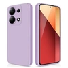 Image de Coque pour Xiaomi Redmi Note 13 Pro 4G / Poco M6 Pro 4G - housse etui silicone gel fine + film ecran - MAUVE -