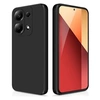 Image de Coque pour Xiaomi Redmi Note 13 Pro 4G / Poco M6 Pro 4G - housse etui silicone gel fine + verre trempe - NOIR -
