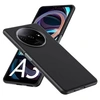 Image de Coque pour Xiaomi Redmi A3 / Poco C61 4G - housse etui silicone gel fine + verre trempe - NOIR -
