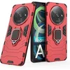 Image de Coque pour Xiaomi Redmi A3 / Poco C61 4G - housse etui rigide anti choc + verre trempe - ROUGE -