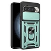 Image de Coque pour Google Pixel 9 et 9 Pro 5G 5G - housse etui rigide anti choc + film ecran - VERT -