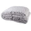 Image de Plaid en sherpa gris 120 x 150 cm