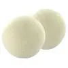 Image de Lot de 2 balles de Séchage Laine 7cm Blanc