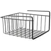Image de - Panier suspendu en métal filaire noir Longueur 26cm