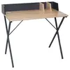 Image de Bureau en bois et métal Brice gris