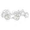 Image de The Home Deco Light - Guirlande lumineuse diamants en métal 10 leds argent