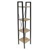 Image de Etagère 4 tablettes en bois et métal Savannah 34 cm