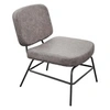 Image de - Fauteuil lounge en polyuréthane Detroit Gris