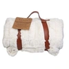 Image de Plaid imitation fourrure + anse de transport 120 x 150 cm