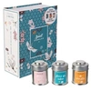 Image de COFFRET 3 BOUGIES METAL - SWEET CANDLES