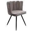 Image de Chaise Ariel velours gris