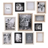 Image de Cadres photos en bois Bonheur (Lot de 12)