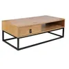 Image de Table basse bois et métal Abbott 1 tiroir