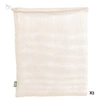 Image de 2 x Sac à Vrac Réutilisable Mailles - Coton - 30 x 38 cm - Lavable