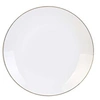 Image de - Assiette en porcelaine avec liseré doré Assiette plate - 26 cm