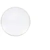 Image de - Assiette en porcelaine avec liseré doré Assiette plate - 20 cm