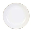 Image de - Assiette en porcelaine avec liseré doré Assiette creuse - 21 cm