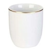 Image de - Tasse en porcelaine liseré doré 18 cl Unitaire