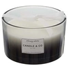 Image de Bougie parfumée - 3 mèches - Harmony - Linge Frais - D 13 cm x H 9,9 cm - Noir