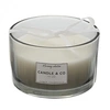 Image de Bougie Parfumée 3 Mèches "Harmony" 13cm Ambre