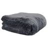 Image de Plaid "Nid d'Abeille Sherpa" 180x220cm Gris Foncé