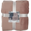 Image de - Plaid en flanelle et sherpa XXL 140x200 cm corail