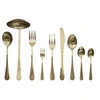 Image de Ménagère 39 pièces en inox brossé Doré