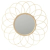 Image de Miroir Mural en Rotin "Rosace" 56cm Naturel