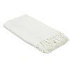 Image de - Jeté de canapé gaufré en coton 130 x 160 cm ivoire