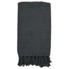 Image de 3S. x Home Jeté De Canapé Gaufre Gris Anthracite en coton 130 x 160 cm